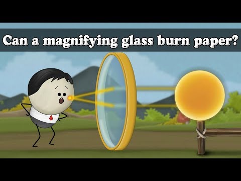 凸レンズ - 虫眼鏡は紙を燃やすことができるのか？| 凸レンズ｜#aumsum (Convex Lens - Can a magnifying glass burn paper? | #aumsum)