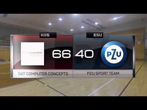 Dat Computer Concepts vs PZU Sport Team - 5 kolejka - I Liga Warszawa - Koszykarska Liga Biznesu