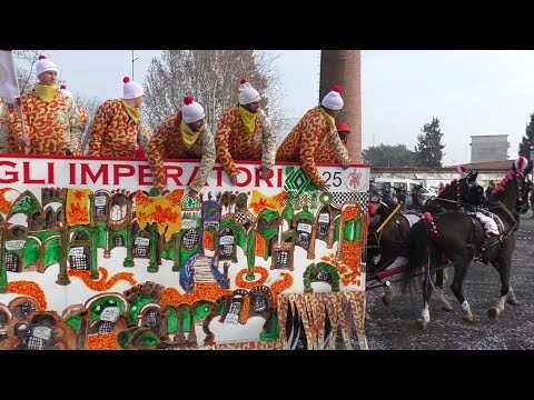 Gli Imperatori carro da getto - Carnevale Ivrea 2016