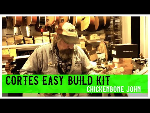 Easy build "Cortes" cigar box guitar kit