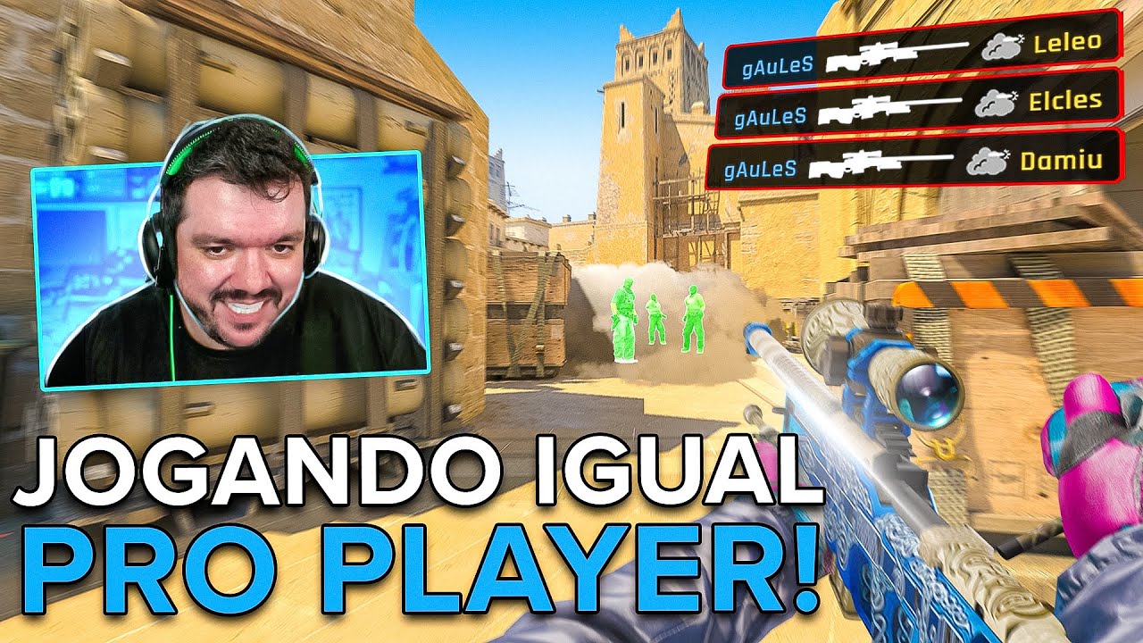 QUANDO GAULES RESOLVE JOGAR CS IGUAL PROFISSIONAL!