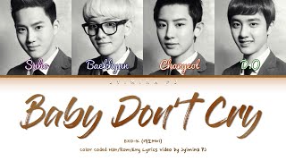 EXO-K (엑소케이) - &#39;Baby Don&#39;t Cry (인어의 눈물)&#39; Lyrics (Color Coded_Han_Rom_Eng)