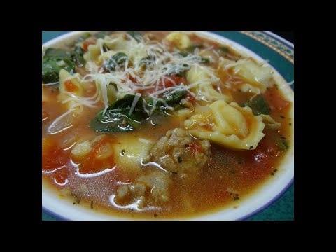 How To Make Rustic Italian Tortellini Soup