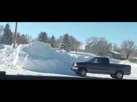 Waconia MN Snowstorm Tour 02 20 2014 Part 1