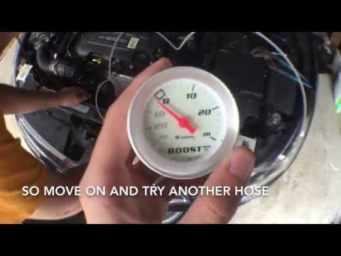 How to install a boost gauge into your vehicle
