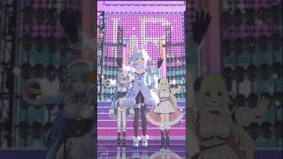 ホロメンで snow halation　踊ってみた　 🥕兎田ぺこら🐏角巻わため ☃️*3雪花ラミィ 【MMDホロライブ】#Shorts #ホロライブ#mmd#hololive