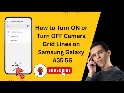How To Turn ON or OFF Camera Grid Lines on Samsung Galaxy A35 5G (2025) | Easy Step-by-Step Guide!