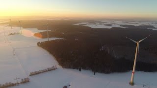 preview picture of video 'Windpark Dörndorf - DJI Phantom 2'