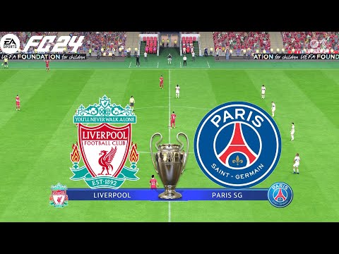 FC 24 | Liverpool vs PSG - UEFA Champions League Final - PS5™ Full Match & Gameplay