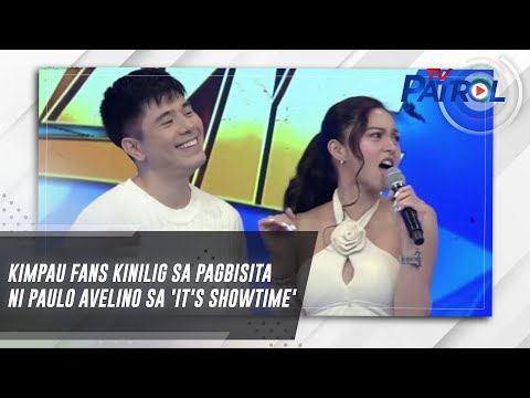 KimPau fans kinilig sa pagbisita ni Paulo Avelino sa 'It's Showtime' TV Patrol