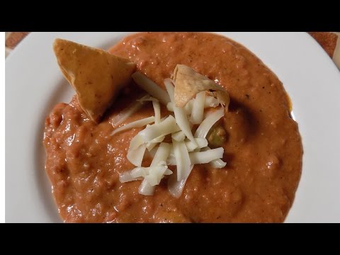 Comida tradicional Mexicana Receta de frijoles puercos