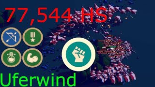 Thronefall | Uferwind | 77,544 High Score | 10 Mutators | v1.42