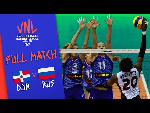Dominican Republic 🆚 Russia - Full Match | Women’s Volleyball Nations League 2019