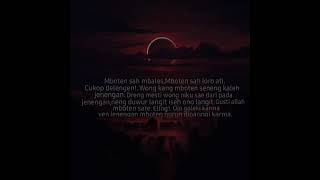 Download lagu Status wa malam jumat || Story wa bahasa jawa ,, Quotes malam mp3