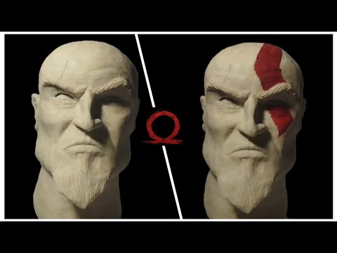 Kratos Clay Sculpture - God of War Fan Art! (Sculpting Tutorial)