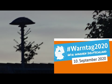 WARNTAG 2020 - Warnung der Bevölkerung Sirene - Dingolfing