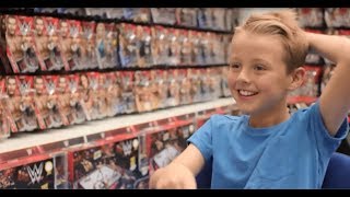 Smyths Toys - Joshua meets WWE Superstar’s AJ Styles, Sami Zayn and Becky Lynch
