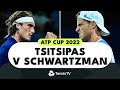 Stefanos Tsitsipas vs Diego Schwartzman Brilliant Match! | ATP Cup 2022 Highlights