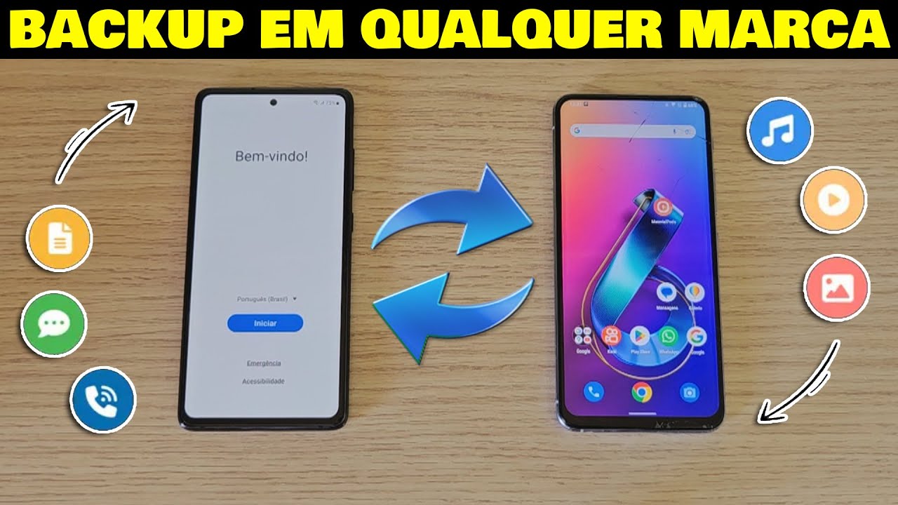 Backup Completo! Transferir Tudo De Um Celular Para Outro De Marcas Diferentes