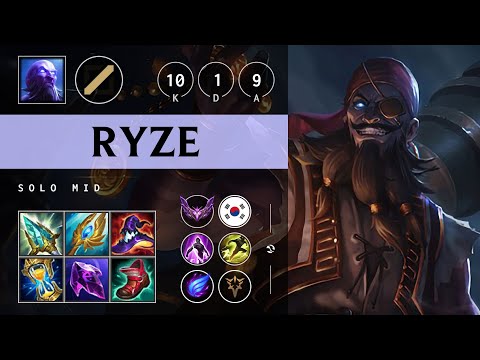 Ryze Mid vs Diana - KR Master Patch 25.21