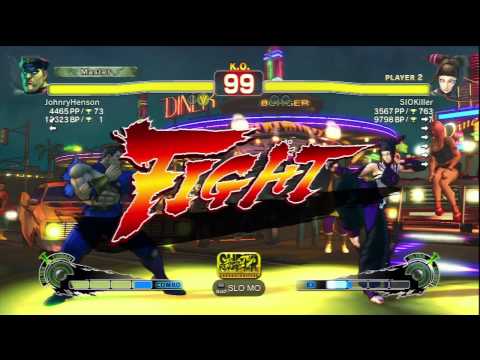JohnryHenson (M.Bison) Vs SIOKiller (Juri) SSF4 AE Ranked Matches - PSN