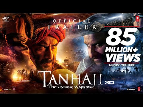 Tanhaji: The Unsung Warrior - Official Trailer | Ajay D, Saif Ali K, Kajol | Om Raut | 10 Jan 2020