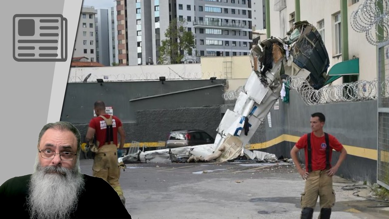 TRAGÉDIA em BELO HORIZONTE: AVIÃO MONOMOTOR bate em PRÉDIO