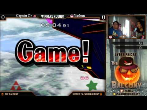 Melee at the Balcony 69 - Winners R1 ft. Captain Gr (Ganondorf) VS Nashun (Kirby)