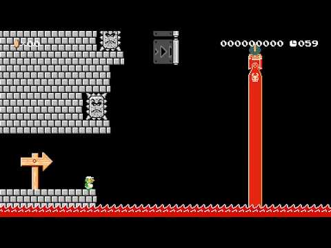 SMM2: Thwomp Jumps (How I verified it)