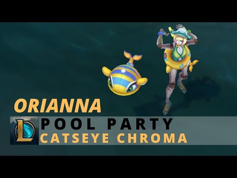 Pool Party Orianna Catseye Chroma - League Of Legends