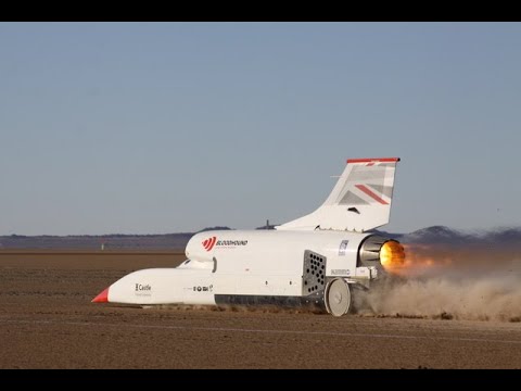 Bloodhound LSR smashes 550mph target speed