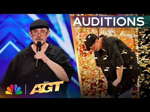 理查德-古德爾憑藉《Don't Stop Believin'》獲得金獎 | 選拔賽 | AGT 2024 (Richard Goodall Receives The GOLDEN BUZZER For "Don't Stop Believin'" | Auditions | AGT 2024)