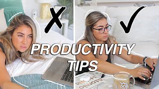 Tips for Working from Home & Being More Productive!