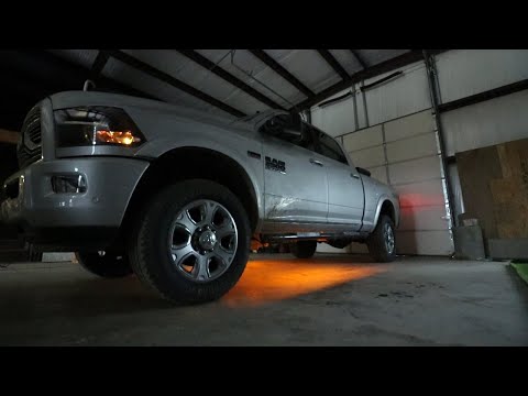 Installing Running Board Lights on a 2018 Ram 2500