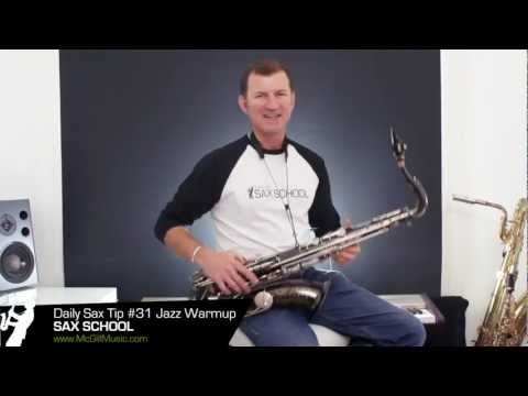 Daily Saxophone Tip #31 Jazz Warmup saxophone lesson - Learn how to play saxophone