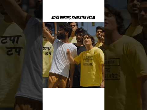 Boys During semester exam #shorts #ytshorts #trending #viral #hosteldaze #tvf #phonk #music #song