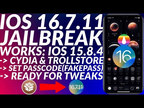 Jailbreak iOS 16.7.11 with Cydia + Trollstore & Passcode | Palera1n 16.7.11 Jailbreak Rootful | Easy
