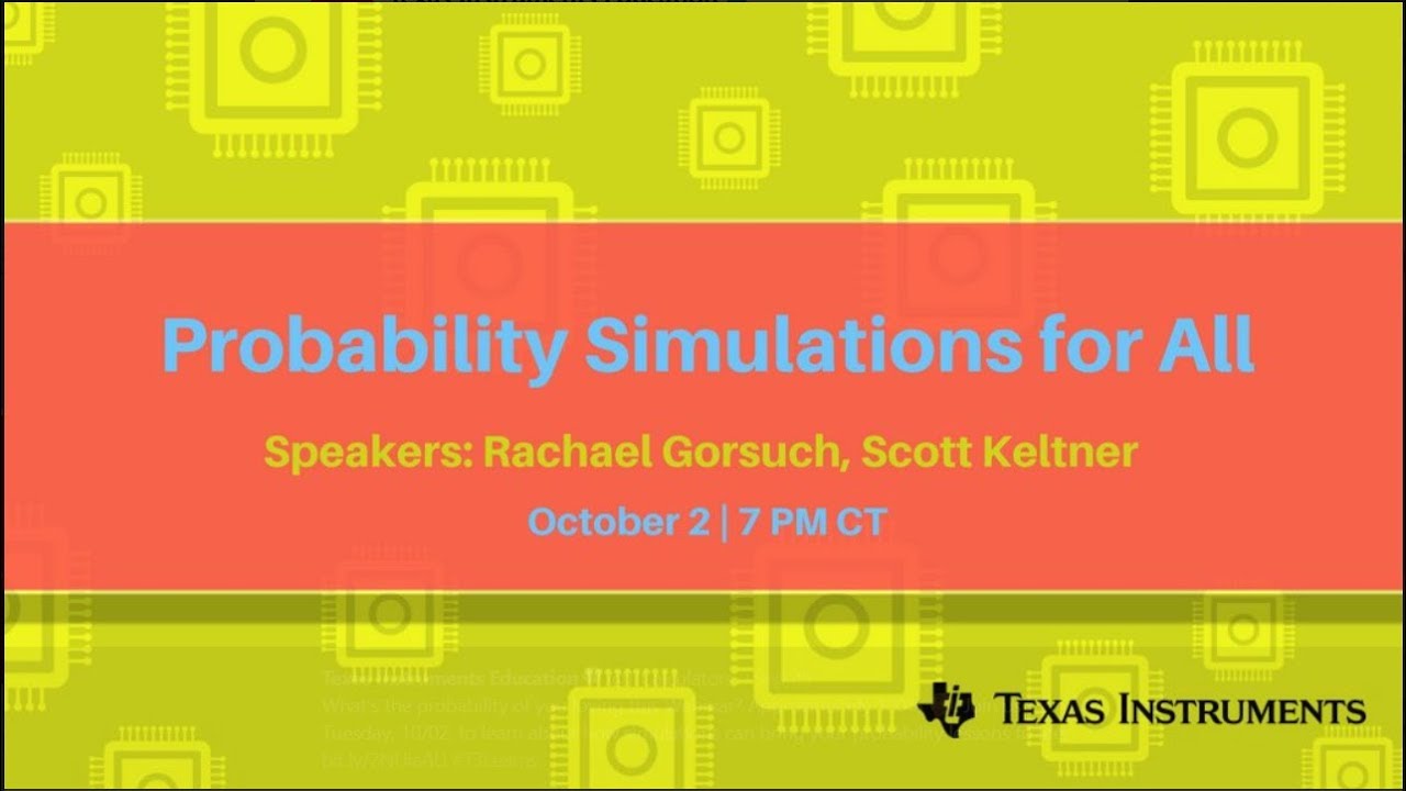 Webinar: Probability Simulations for All