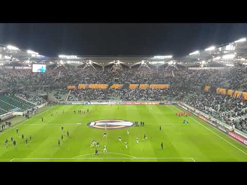 Legia - Spartak Moskwa 9.12.2021 ruska kurwa... spartak przywitany w  Warszawie