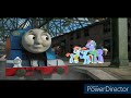 Rainbow Dash Introducing Her Parents To Thomas The Tank Engine