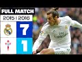 Real Madrid - RC Celta (7-1) LALIGA 2015/2016 FULL MATCH