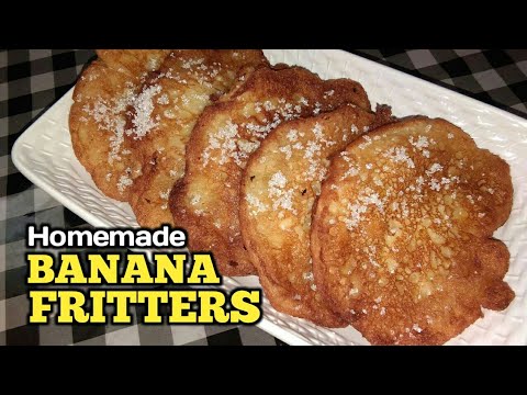 BANANA FRITTERS | How to make homemade banana fritters | No bake