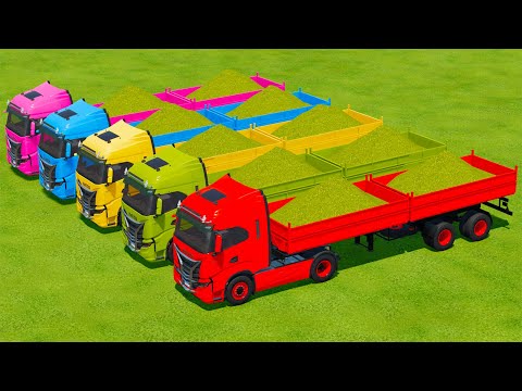 CUT CORN AND MAKE CHAFF WITH KRONE FORAGE HARVESTER AND IVECO TRUCKS - Farming Simulator 22