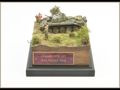 Crusader Mk. III, British anti aircraft tank in scale 1/72 from IBG
