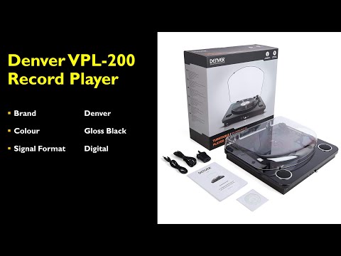 Denver VPL-200 Record Player Review | Denver VPL-200 Vinyl Turntable Review