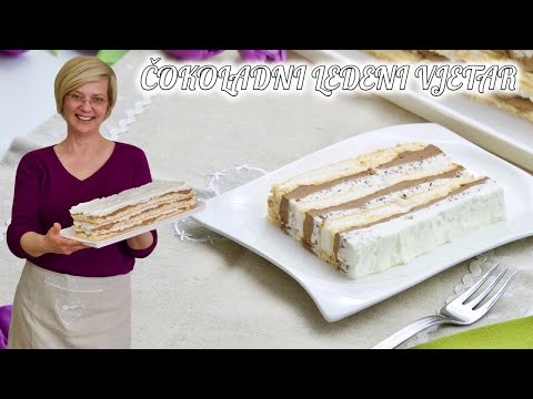 SUPER KREMASTI KOLAČ - Čokoladni ledeni vjetar • ReciPeci Sandre Gašparić