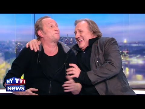 Gerard Depardieu et Benoit Poelvoorde n'ont pas bu de vin pendant "Saint Amour", ils l'assurent !