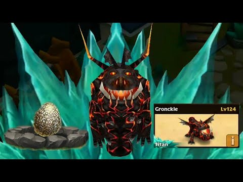 Gronckle max level 124 titan mode-common dragon//Dragons rise of Berk