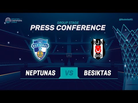 Neptunas Klaipeda v Besiktas Sompo Japan - Press Conf - Basketball Champions League 2018-19