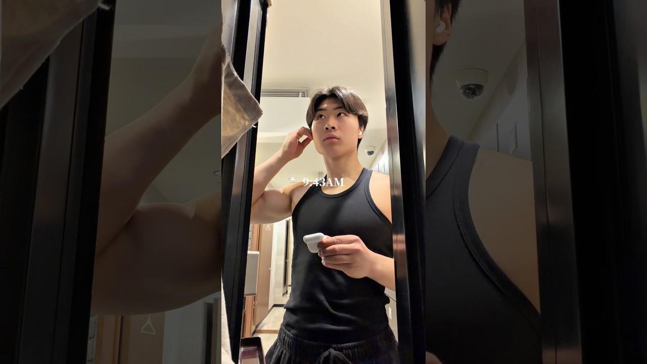 23歳社会人の夜勤明けモーニングルーティン☀️#vlog #asmr #モーニングルーティン #morningroutine #fitness